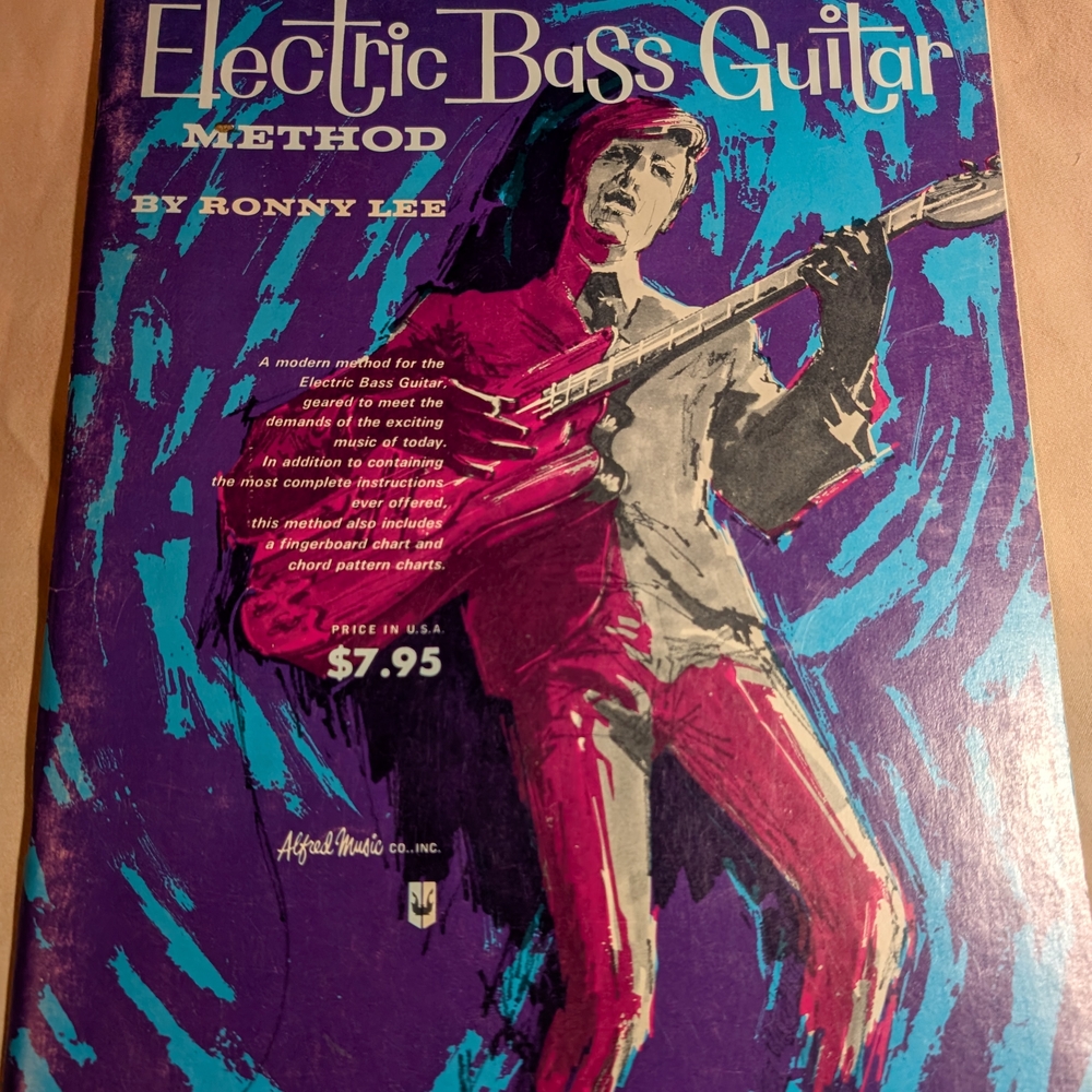 Electric Bass Guitar Method Book by Ronny Lee